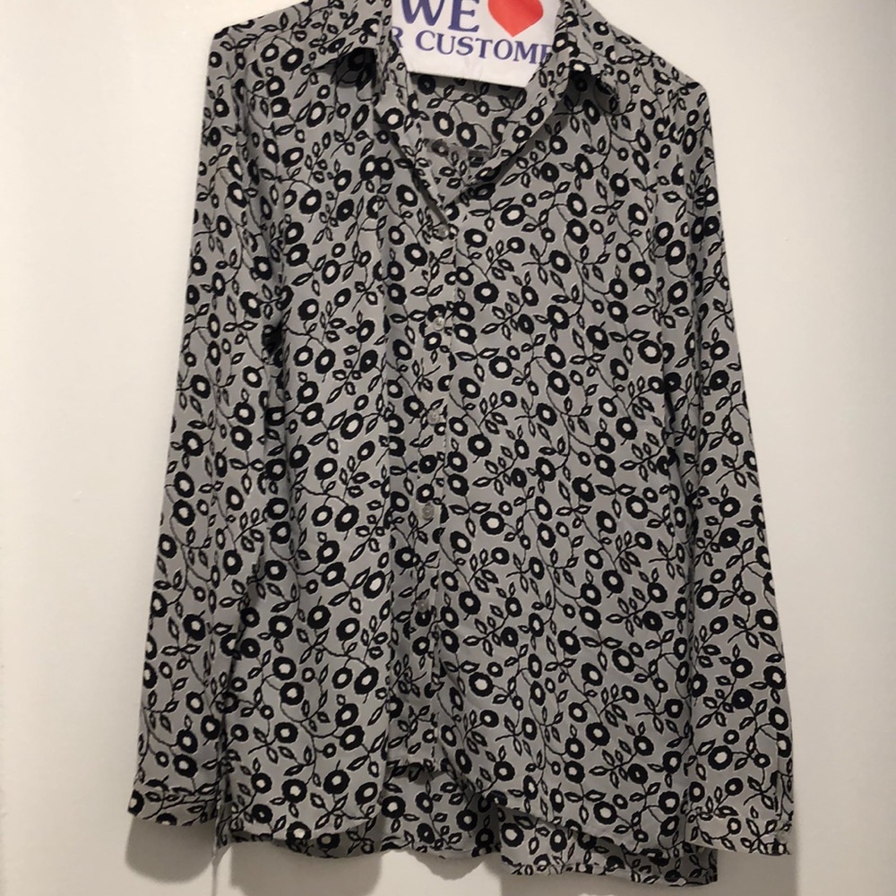 Loft fall print blouse